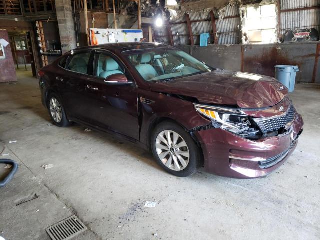 KIA OPTIMA EX 2017 with VIN 5XXGU4L33HG148492 - Photo from auction