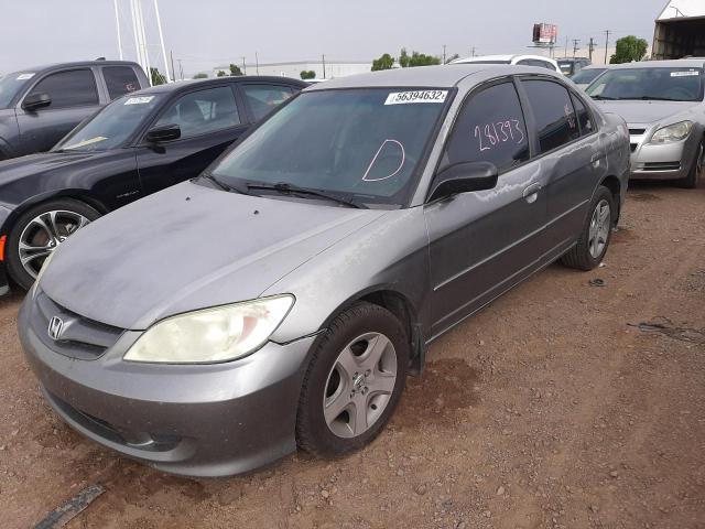 Photo 2 from auction – 2005 HONDA CIVIC LX with VIN 2HGES15555H616761