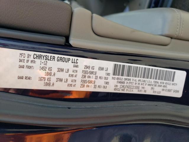 Photo 10 from auction – 2012 JEEP GRAND CHER with VIN 1C4RJFAG5CC219266