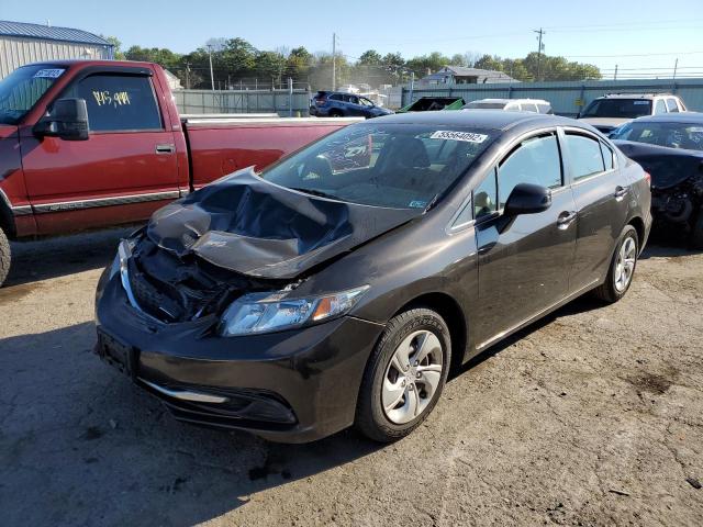 Photo 2 from auction – 2013 HONDA CIVIC LX with VIN 19XFB2F56DE264601