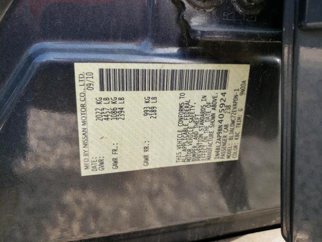 Photo 10 from auction – 2011 NISSAN ALTIMA SR with VIN 1N4BL2AP9BN405924