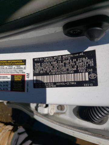 Photo 10 from auction – 2011 TOYOTA CAMRY BASE with VIN 4T1BF3EK7BU627580