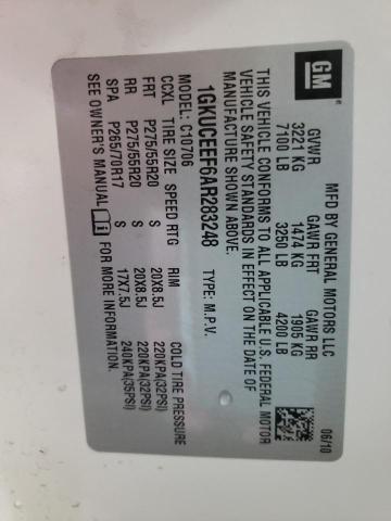 Photo 10 from auction – 2010 GMC YUKON DENA with VIN 1GKUCEEF6AR283248