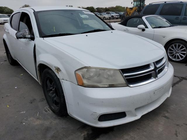 DODGE AVENGER SE 2013 with VIN 1C3CDZAB1DN720653 - Photo from auction