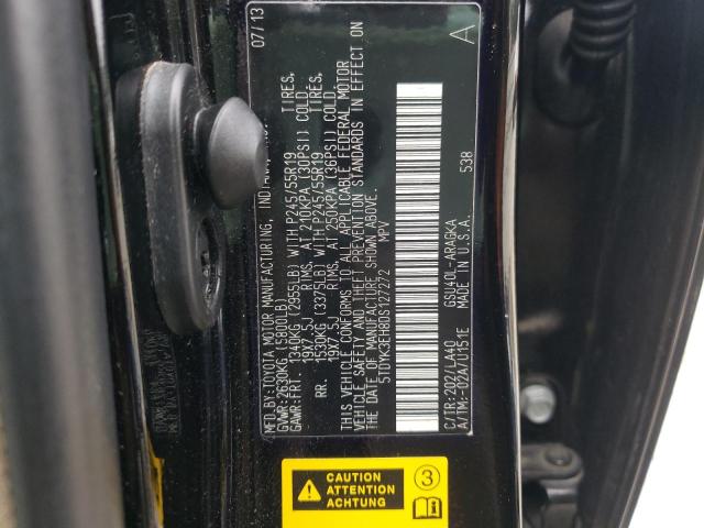 Photo 10 from auction – 2013 TOYOTA HIGHLANDER with VIN 5TDYK3EH8DS127272