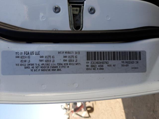 Photo 10 from auction – 2019 CHRYSLER 300 S with VIN 2C3CCABG3KH697963