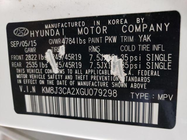 Photo 10 from auction – 2016 HYUNDAI TUCSON LIM with VIN KM8J3CA2XGU079298