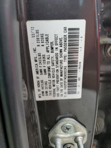 Photo 10 from auction – 2012 HONDA ACCORD EX with VIN 1HGCP2F74CA090245