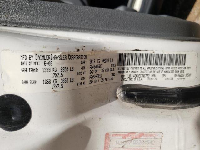 Photo 10 from auction – 2006 JEEP COMMANDER with VIN 1J8HH48KX6C346792