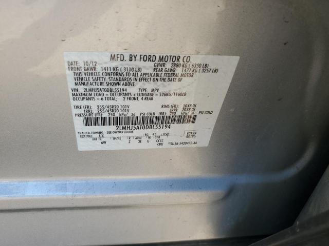 Photo 10 from auction – 2013 LINCOLN MKT with VIN 2LMHJ5AT0DBL55194