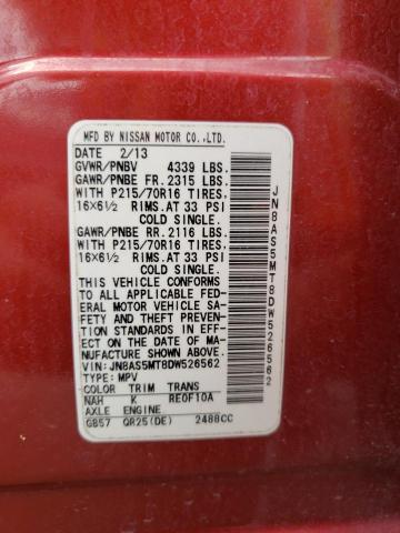 Photo 10 from auction – 2013 NISSAN ROGUE S with VIN JN8AS5MT8DW526562