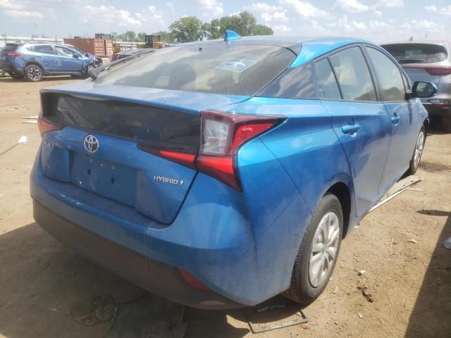 Photo 4 from auction – 2019 TOYOTA PRIUS with VIN JTDKARFU2K3086689