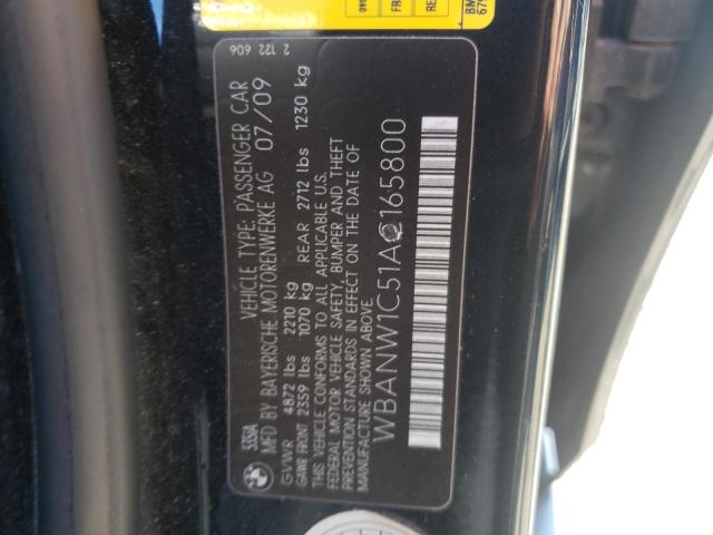 Photo 10 from auction – 2010 BMW 535 I with VIN WBANW1C51AC165800