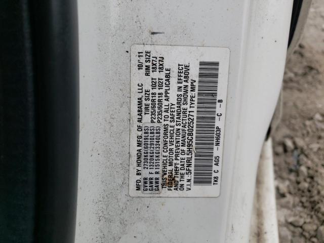 Photo 10 from auction – 2012 HONDA ODYSSEY TO with VIN 5FNRL5H95CB025271