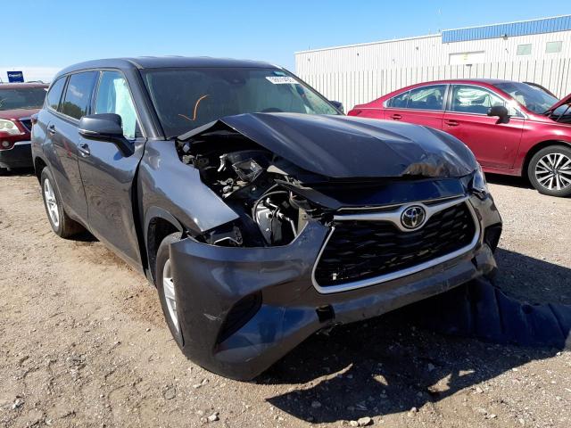 TOYOTA HIGHLANDER 2020 with VIN 5TDCZRAH8LS027637 - Photo from auction