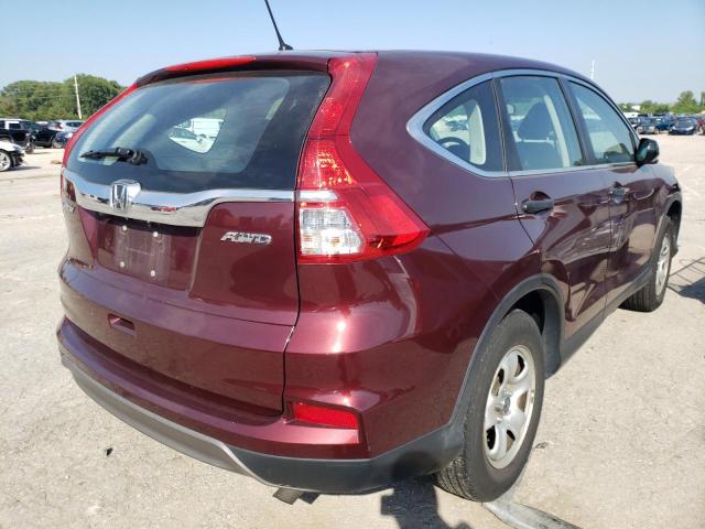 Photo 4 from auction – 2015 HONDA CR-V LX with VIN 5J6RM4H39FL004356