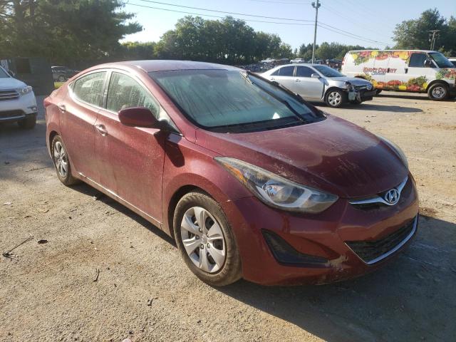 HYUNDAI ELANTRA SE 2016 with VIN 5NPDH4AE1GH665269 - Photo from auction
