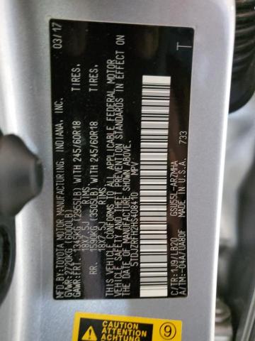 Photo 10 from auction – 2017 TOYOTA HIGHLANDER with VIN 5TDJZRFH2HS408410