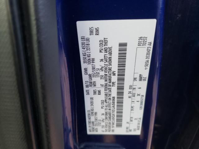 Photo 10 from auction – 2014 FORD ESCAPE SE with VIN 1FMCU0GX1EUA58568