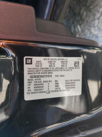 Photo 10 from auction – 2010 CHEVROLET SILVERADO with VIN 1GCSKSE3XAZ151510
