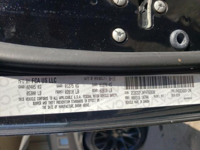 Photo 10 from auction – 2015 DODGE CHALLENGER with VIN 2C3CDZFJXFH782838