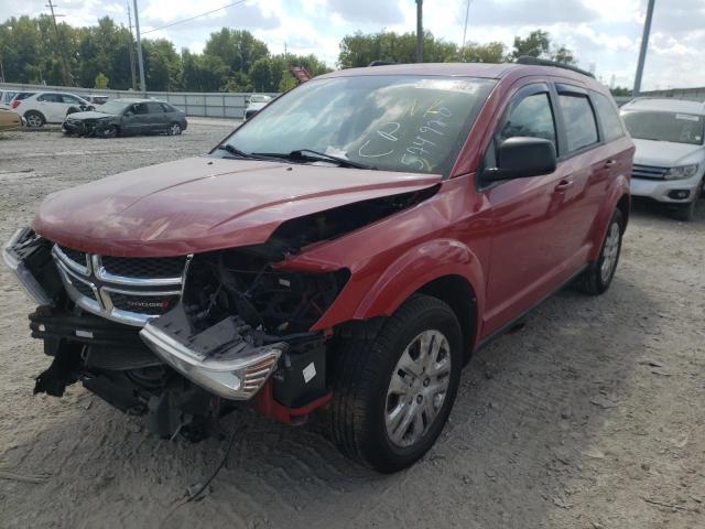 Photo 2 from auction – 2015 DODGE JOURNEY SE with VIN 3C4PDDAG3FT574920