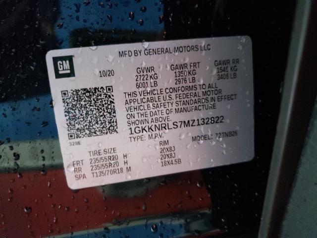Photo 10 from auction – 2021 GMC ACADIA SLE with VIN 1GKKNRLS7MZ132822