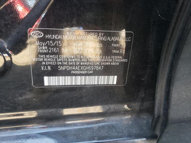 Photo 10 from auction – 2016 HYUNDAI ELANTRA SE with VIN 5NPDH4AEXGH697847