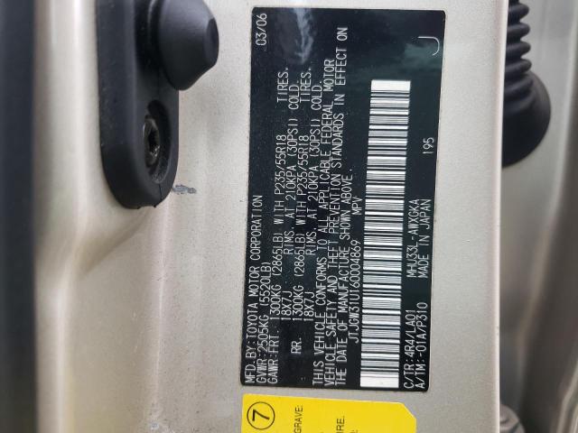 Photo 10 from auction – 2006 LEXUS RX 400 with VIN JTJGW31U160004869