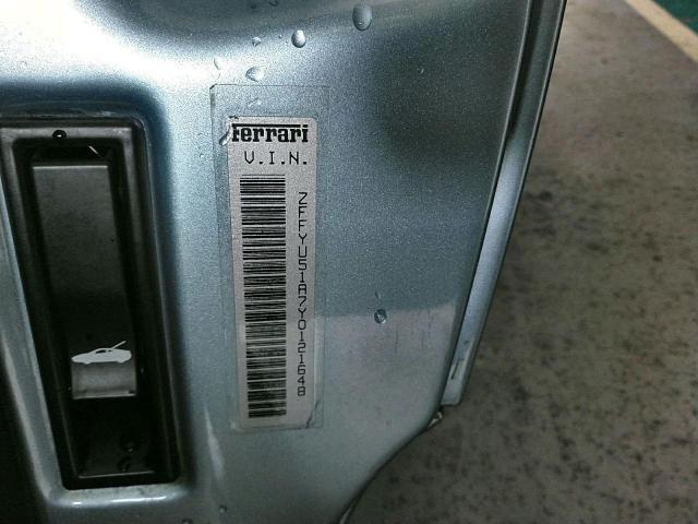 Photo 10 from auction – 2000 FERRARI 360 MODENA with VIN ZFFYU51A7Y0121648