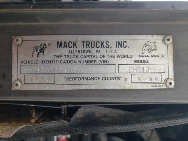 Photo 10 from auction – 1996 MACK 600 CH600 with VIN 1M1AA13Y9TW063219