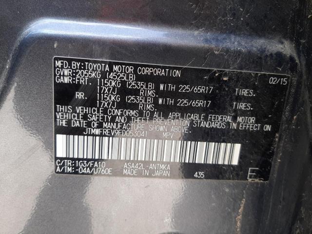 Photo 10 from auction – 2015 TOYOTA RAV4 XLE with VIN JTMWFREV9FD053041