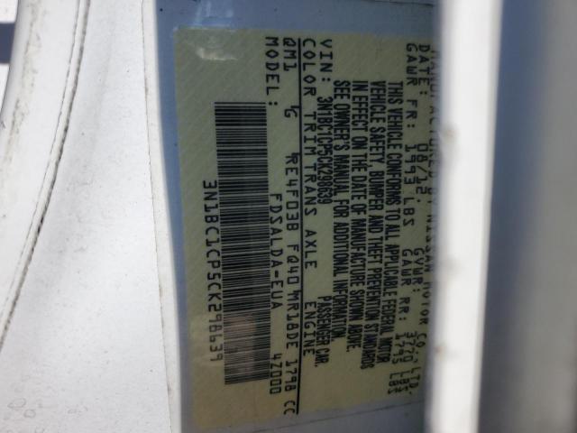Photo 10 from auction – 2012 NISSAN VERSA S with VIN 3N1BC1CP5CK298639