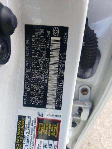 Photo 10 from auction – 2012 TOYOTA CAMRY BASE with VIN 4T1BF1FK6CU629762