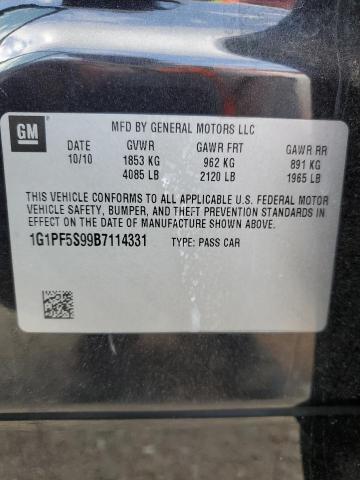 Photo 10 from auction – 2011 CHEVROLET CRUZE LT with VIN 1G1PF5S99B7114331