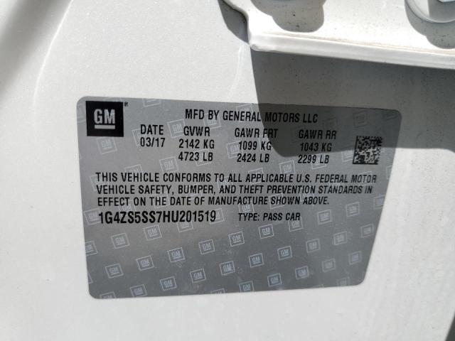 Photo 10 from auction – 2017 BUICK LACROSSE P with VIN 1G4ZS5SS7HU201519