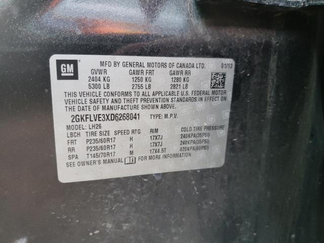 Photo 10 from auction – 2013 GMC TERRAIN SL with VIN 2GKFLVE3XD6268041