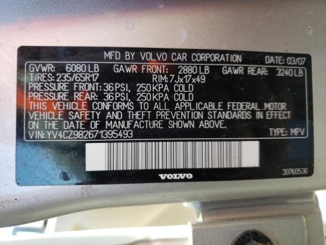 Photo 10 from auction – 2007 VOLVO XC90 3.2 with VIN YV4CZ982671395493
