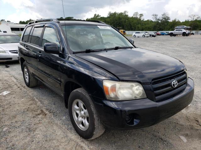 TOYOTA HIGHLANDER 2005 with VIN JTEHD21A650036126 - Photo from auction