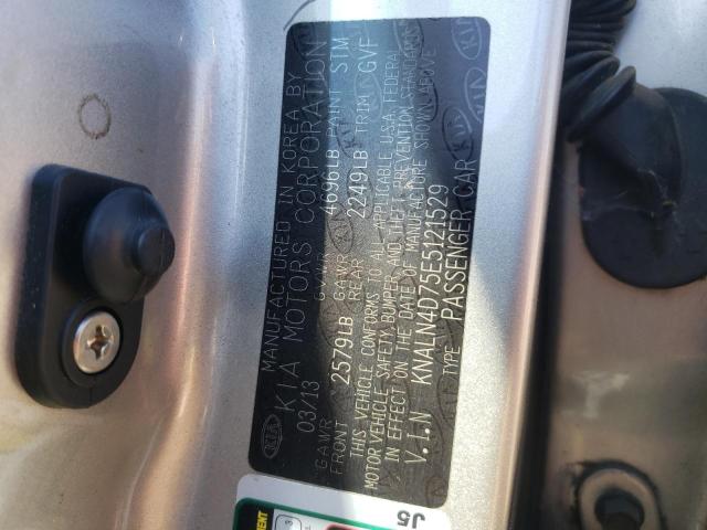 Photo 10 from auction – 2014 KIA CADENZA PR with VIN KNALN4D75E5121529