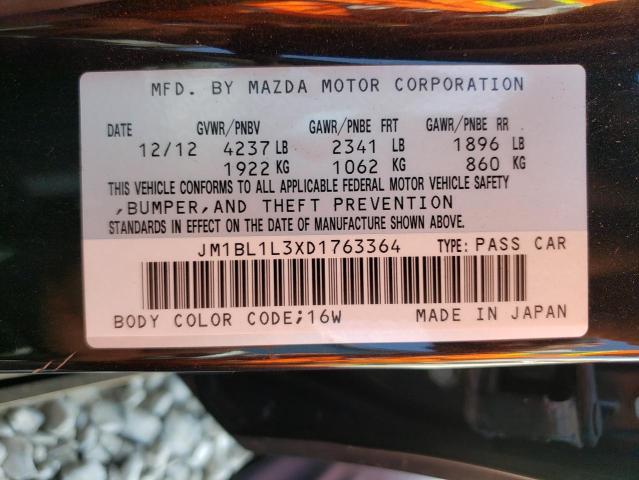 Photo 10 from auction – 2013 MAZDA SPEED 3 with VIN JM1BL1L3XD1763364