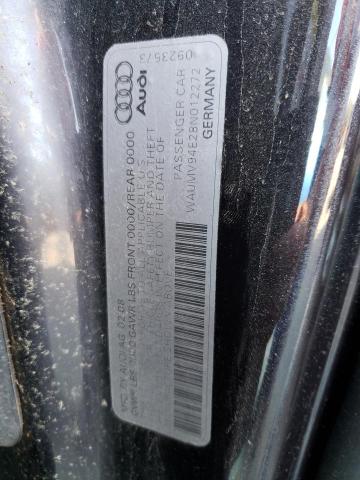 Photo 10 from auction – 2008 AUDI A8 L QUATT with VIN WAUMV94E28N012272