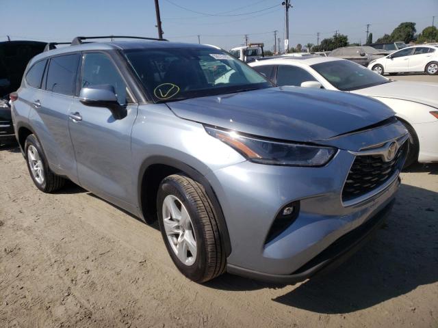 TOYOTA HIGHLANDER 2021 with VIN 5TDZZRAH5MS047212 - Photo from auction