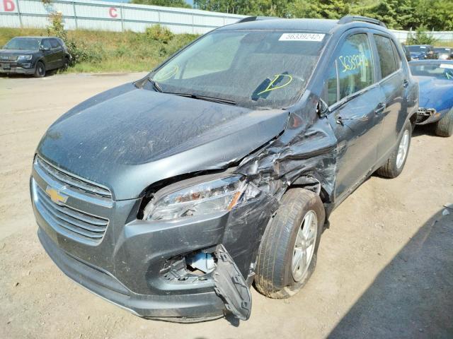 Photo 2 from auction – 2016 CHEVROLET TRAX 1LT with VIN 3GNCJPSB0GL253468