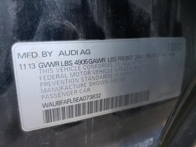 Photo 10 from auction – 2014 AUDI A4 PREMIUM with VIN WAUBFAFL5EA073832