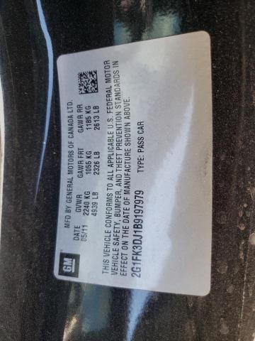 Photo 10 from auction – 2011 CHEVROLET CAMARO 2SS with VIN 2G1FK3DJ1B9197979