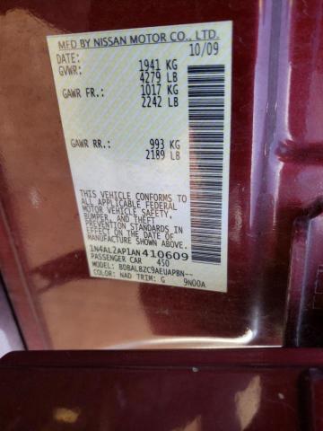 Photo 10 from auction – 2010 NISSAN ALTIMA BAS with VIN 1N4AL2AP1AN410609