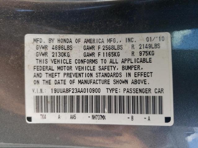 Photo 10 from auction – 2010 ACURA TL with VIN 19UUA8F23AA010900