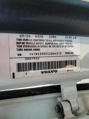 Photo 10 from auction – 2005 VOLVO S40 2.4I with VIN YV1MS390552064315
