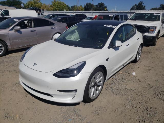 Photo 2 from auction – 2021 TESLA MODEL 3 with VIN 5YJ3E1EA9MF078449